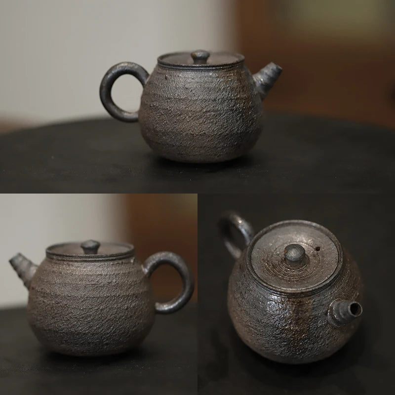 Jin. Park You Detective Handmade Chai Shao Pot, Purple Sand Ball Hole, Shuo Pu Gui Feng Tea Set, Small Capacity