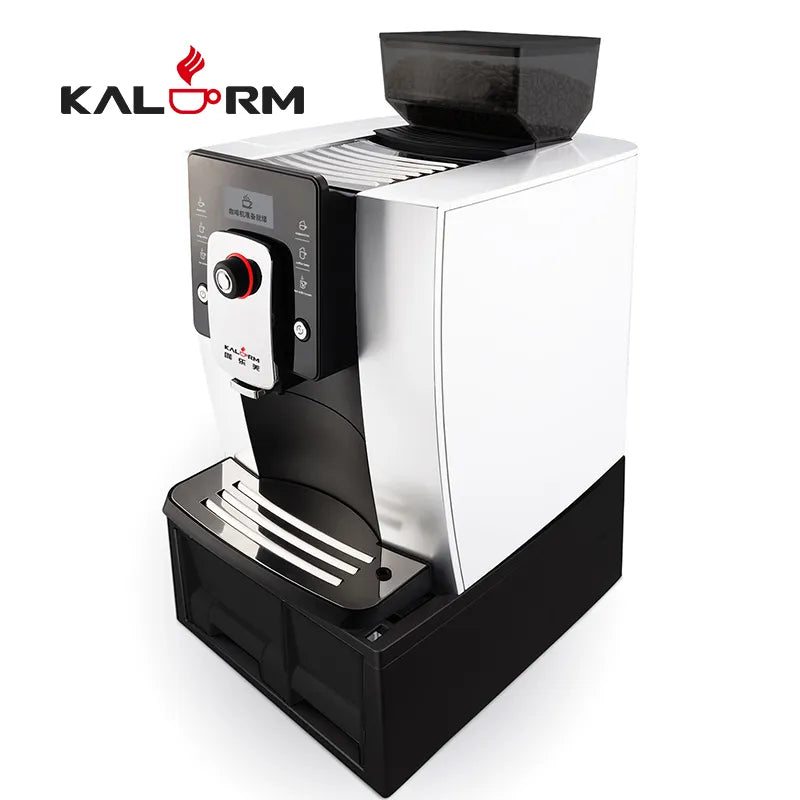 KALERM KLM 1601PRO automatic fancy smart coffee machine Italian  can be external water, FULL AUTO coffee machine cafetera
