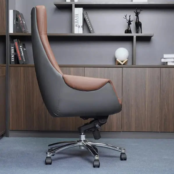 Kinnls Levien Office Chair High Back Desk Chair Executive 360° Swivel Gaming Chair Rolling Base Computer Chair Boss Chair