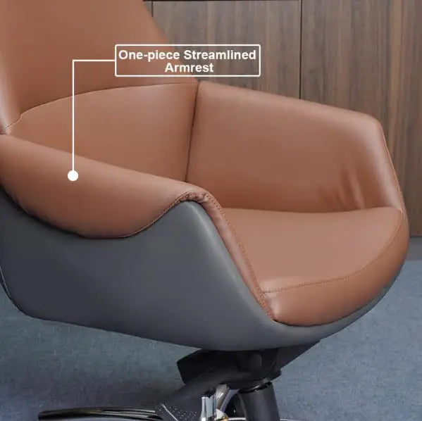 Kinnls Levien Office Chair High Back Desk Chair Executive 360° Swivel Gaming Chair Rolling Base Computer Chair Boss Chair