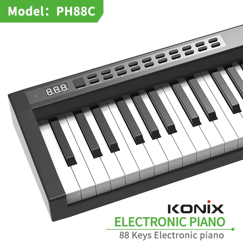 Konix 88 Keys Digital  with Keyboard Wholesale   PH88C  Electric Piano