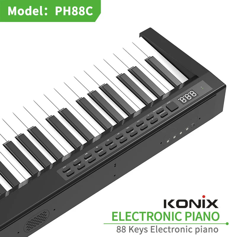 Konix 88 Keys Digital  with Keyboard Wholesale   PH88C  Electric Piano