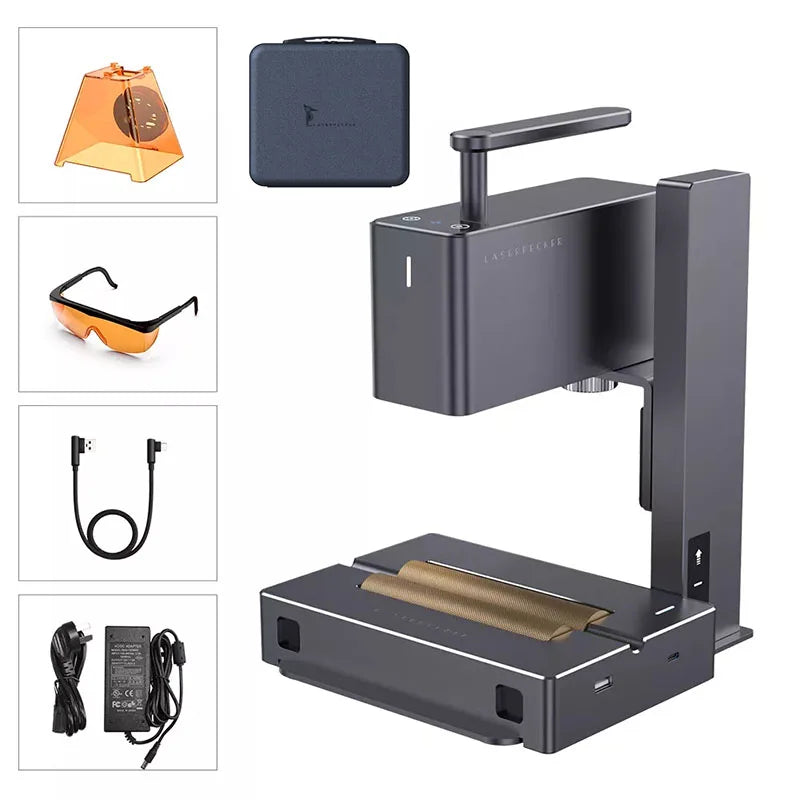 LASERPECKER Handheld Laser Engraver Portable Powerful Laser Engraving Cutting Machine With 5W Bluetooth  CNC DIY SuperFast LP2