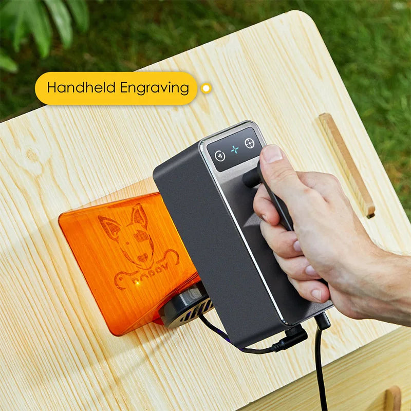 MMOOKA LASERPECKER Handheld Laser Engraver Portable Powerful Laser Engraving Cutting Machine With 5W Bluetooth  CNC DIY SuperFast LP2