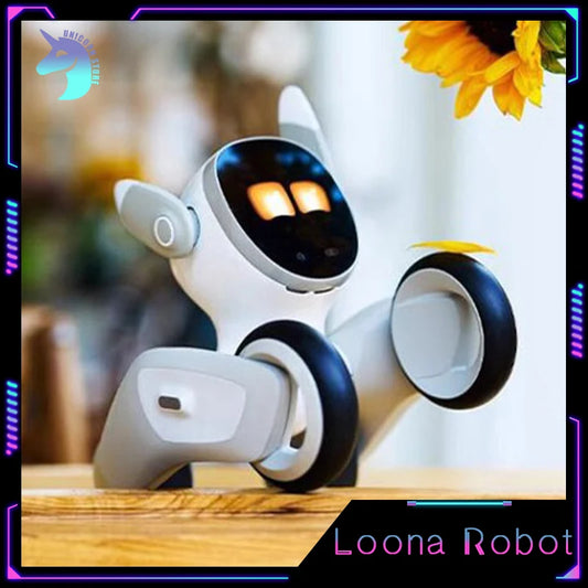 LOONA Smart Robot Dog Intelligent Emopet Robots Accompany Voice Machine Compatible Game Monitor Electronic Toy For Children Gift