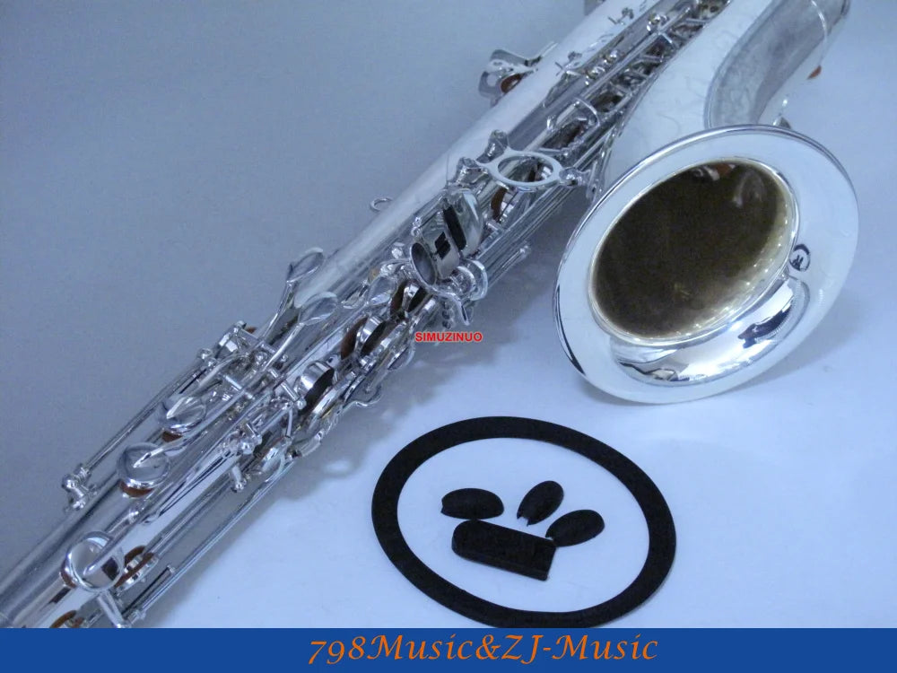 LORICO-501S TENOR SAXOPHONE Silver Plated Bb Tenor Saxophone High F# FREE LORICO ACCESSORY