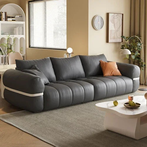 Leather Fabric Living Room Sofa Puffs Accent Sectional Modern Luxury Sleeper Living Room Sofa Floor Sofa De Canto Furniture