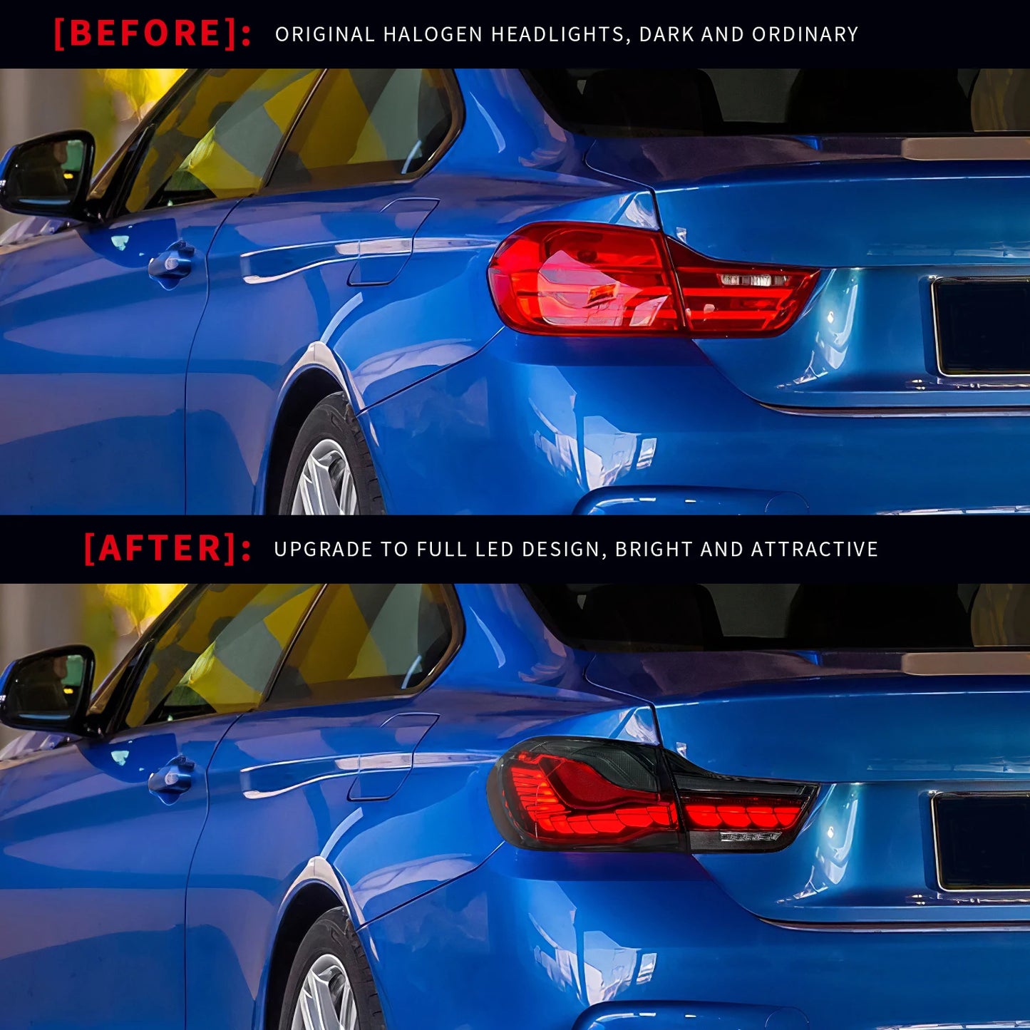 Led Tail Lamp GTS Style Dragon Scale Sequential Truning Signal For  2014-2020 4 Series M4 F32 F82 Taillights