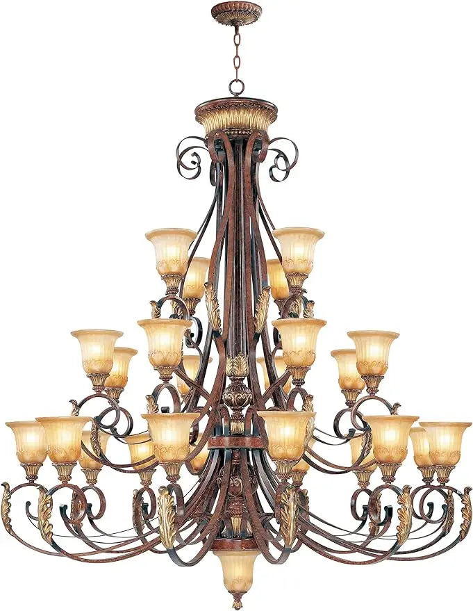 Livex Lighting 8589-63 Villa Verona Chandelier chandeliers  luminaria  room decor