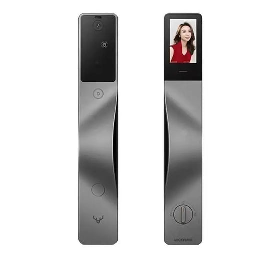 Lockin max lock in palm vein 3D facial recognition visual camera large screen smart intelligent electronic fingerprint door lock