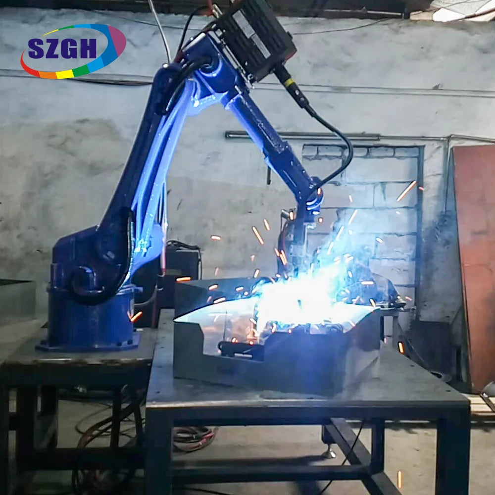 Low cost robotic arm welding machine industrial 6 axis robot arm payload 6kg1850mm arm length