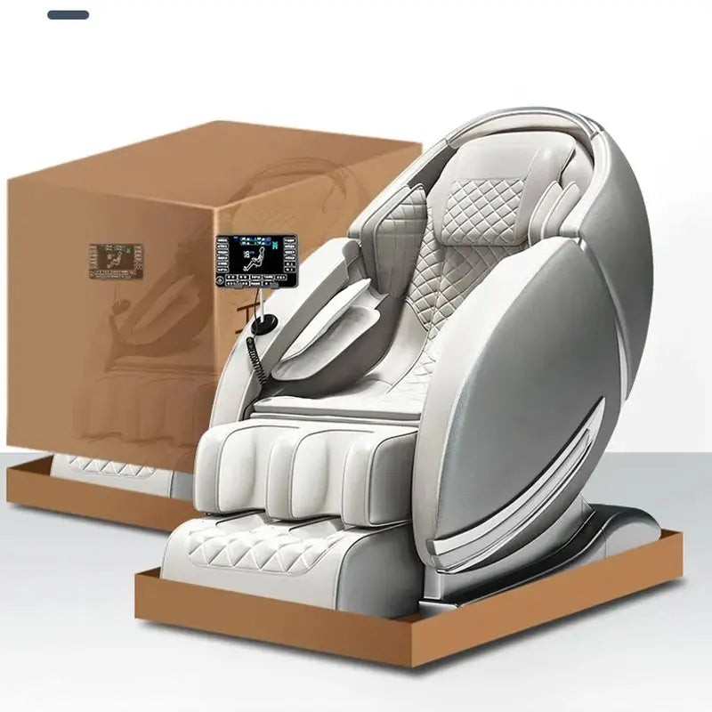 Luxury Foot Full Body Electric AI Smart Recliner Heat Therapy 3D SL Track Zero Gravity Shiatsu 4D Massage Chair for Home Office