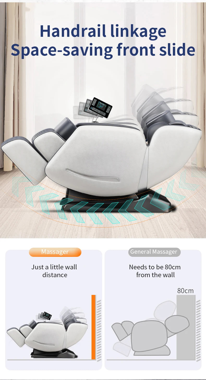 Luxury Full Body Robot AI Smart 4D  Zero Gravity Shiatsu Massage Chair electric recliner Massage Chair