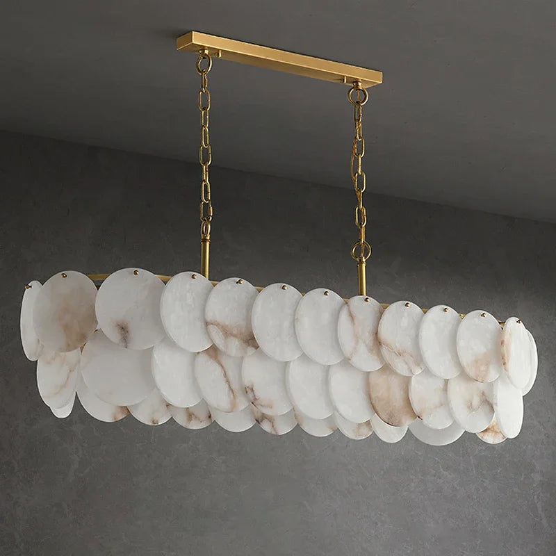 Luxury Marble Design Top Quality LED Chandelier Lighting Lustre Suspension Luminaire Lampen For Dinning Room Kitchen Island