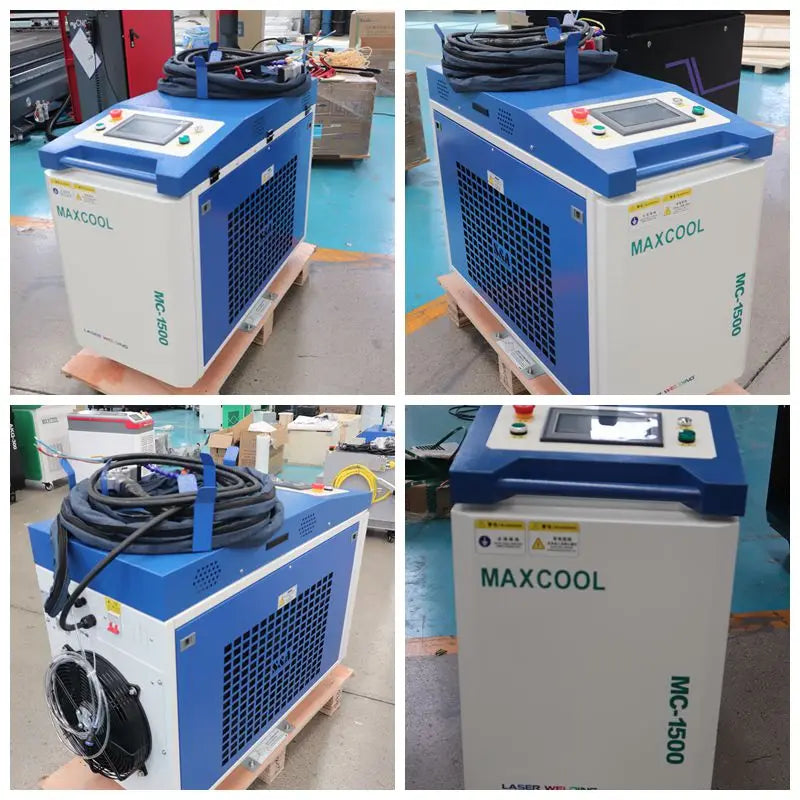 MAXCOOL Welding Equipment 3 In 1 Portable Fibre Laser Cleaning Laser Welding Cutting Machine Laser Rust Remover Mobile 2000w