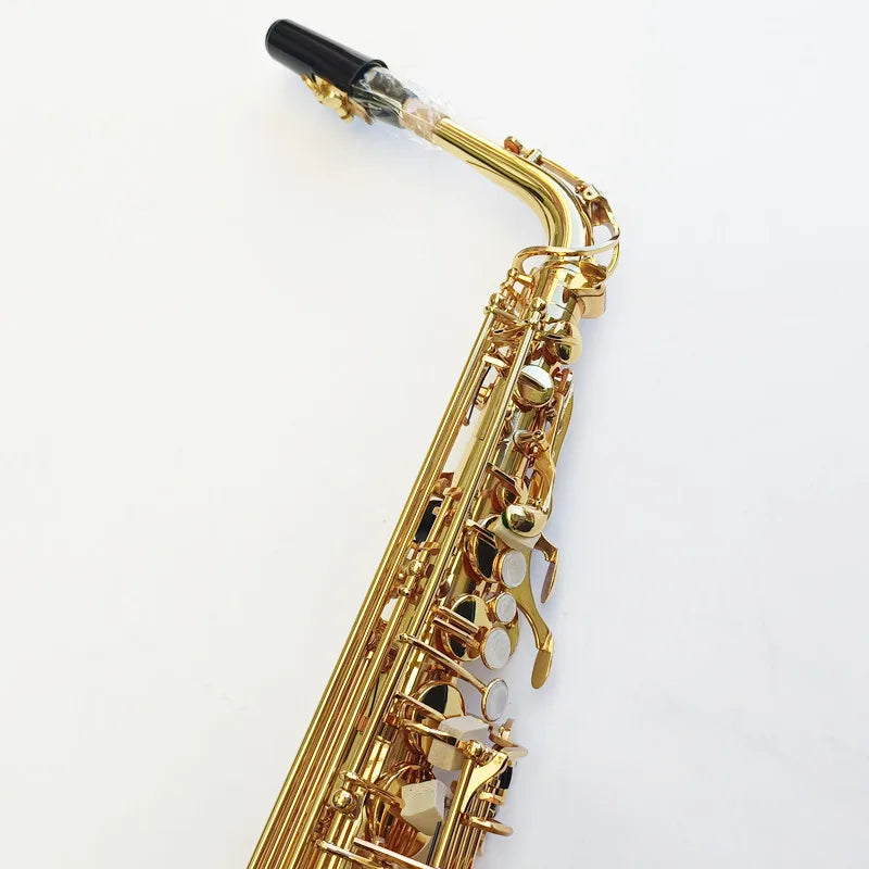 Made in Japan 62 Professional Alto Drop E Saxophone Gold Alto Saxophone with Band Mouth Piece Reed Aglet More Package mail