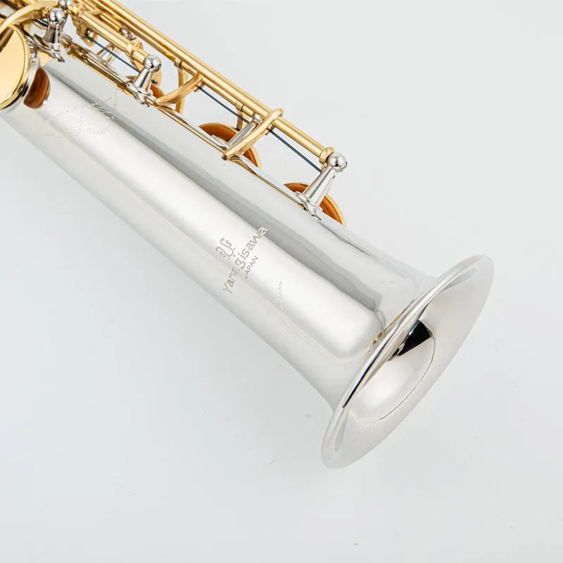 Made in Japan Soprano Saxophone SWO 37 Nickel silver High Quality Straight B flat Sax Musical Free Shipping with Hard boxs