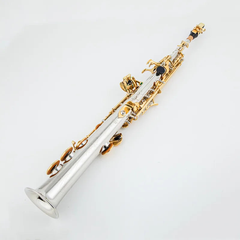 Made in Japan Soprano Saxophone SWO 37 Nickel silver High Quality Straight B flat Sax Musical Free Shipping with Hard boxs