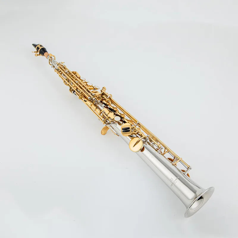 Made in Japan Soprano Saxophone SWO 37 Nickel silver High Quality Straight B flat Sax Musical Free Shipping with Hard boxs