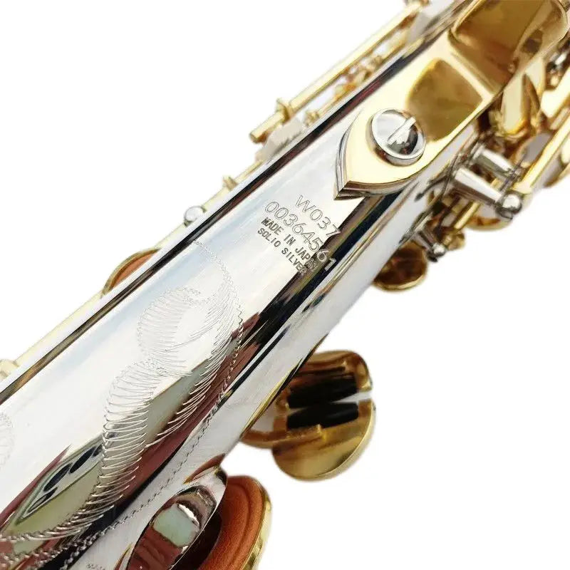 Made in Japan  Soprano Saxophone WO37 Silvering Nickel Key With Case Sax Soprano musical instrument Mouthpiece Ligature Reeds Ne