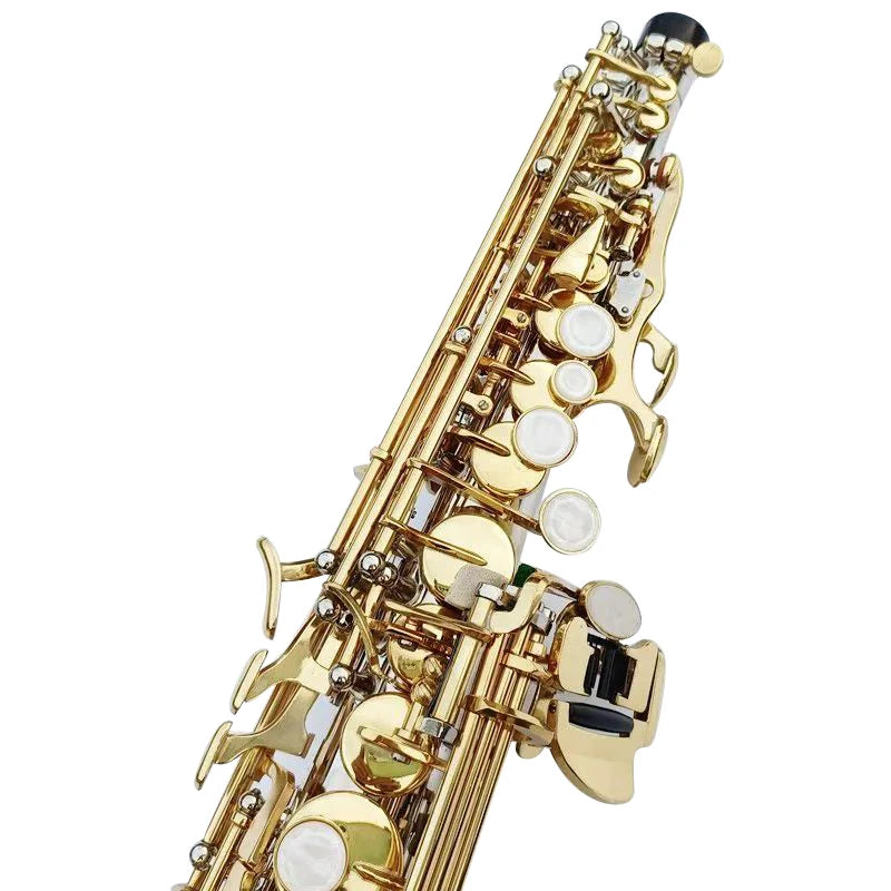 Made in Japan  Soprano Saxophone WO37 Silvering Nickel Key With Case Sax Soprano musical instrument Mouthpiece Ligature Reeds Ne