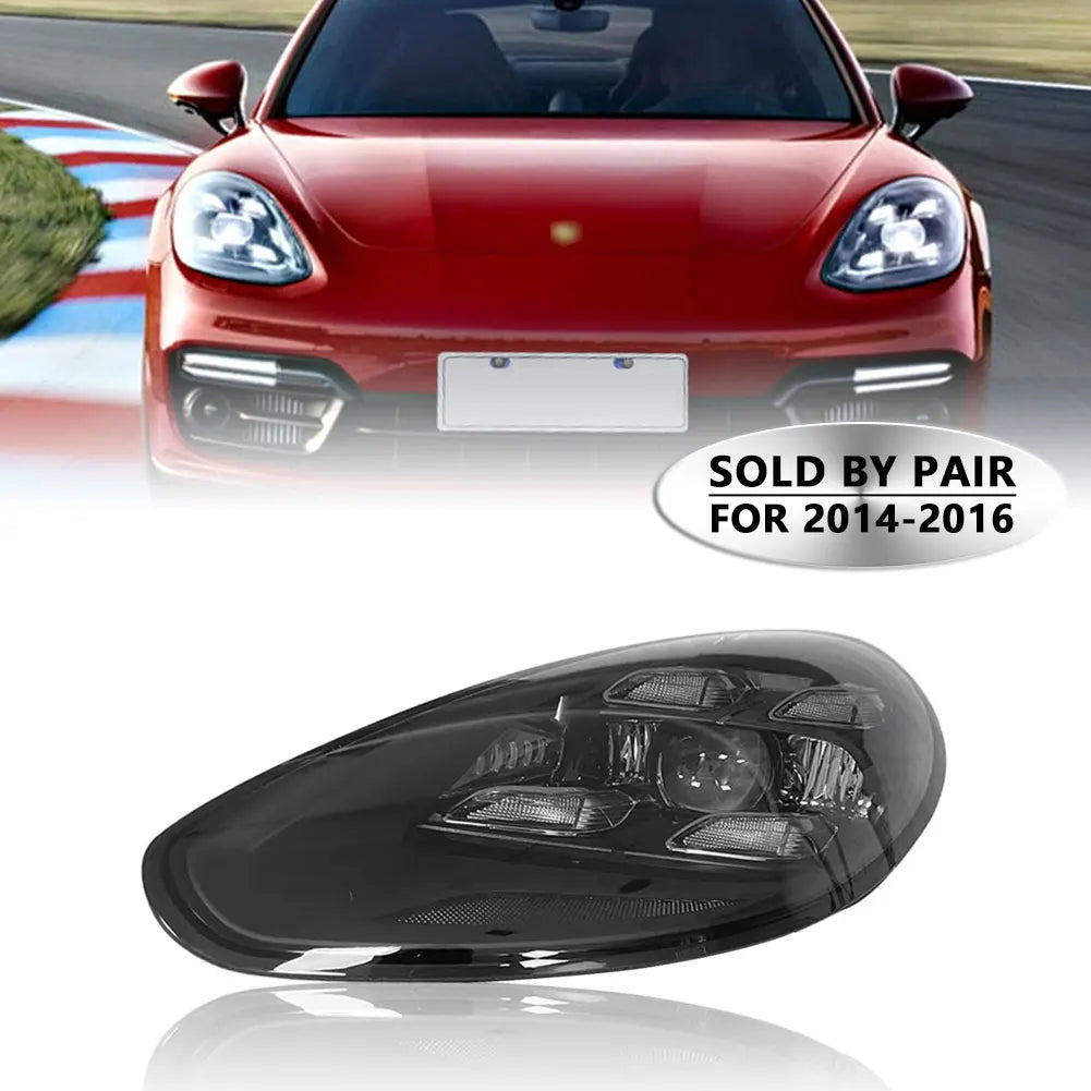 Matrix LED Headlights for Porsche Panamera 970.1/2 Old to New 2010-2016 Upgrade 2022 Plug And Play Front Head Light Auto Lamp