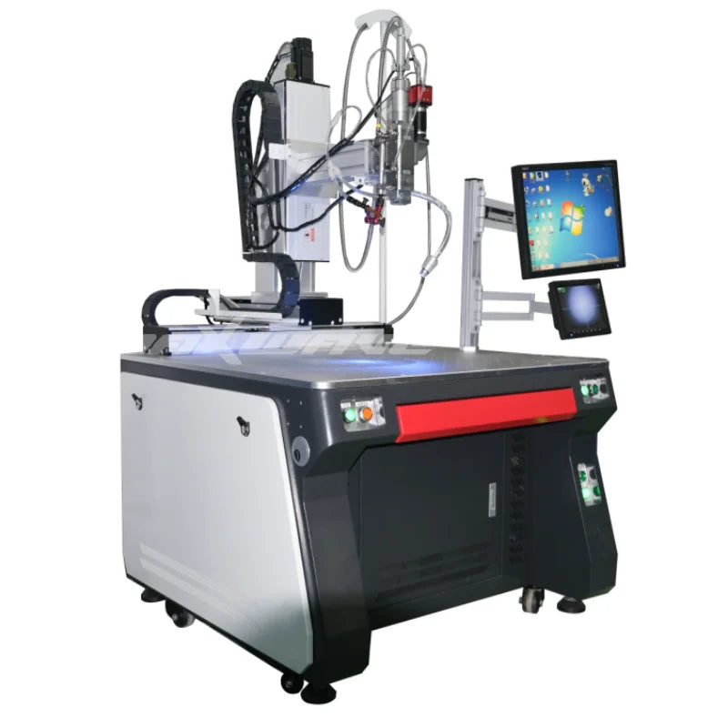 Maxwave CNC Continuous Large Table Fiber Automatic Welding Stainless Steel Metal Parts Equipment Laser Welding Machine