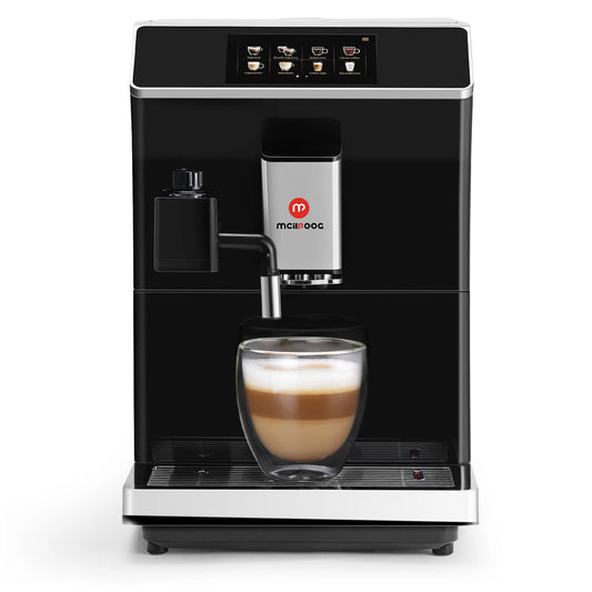 Mcilpoog WS-203 Super-automatic Espresso Coffee Machine With Smart Touch Screen For Brewing 16 Coffee Drinks