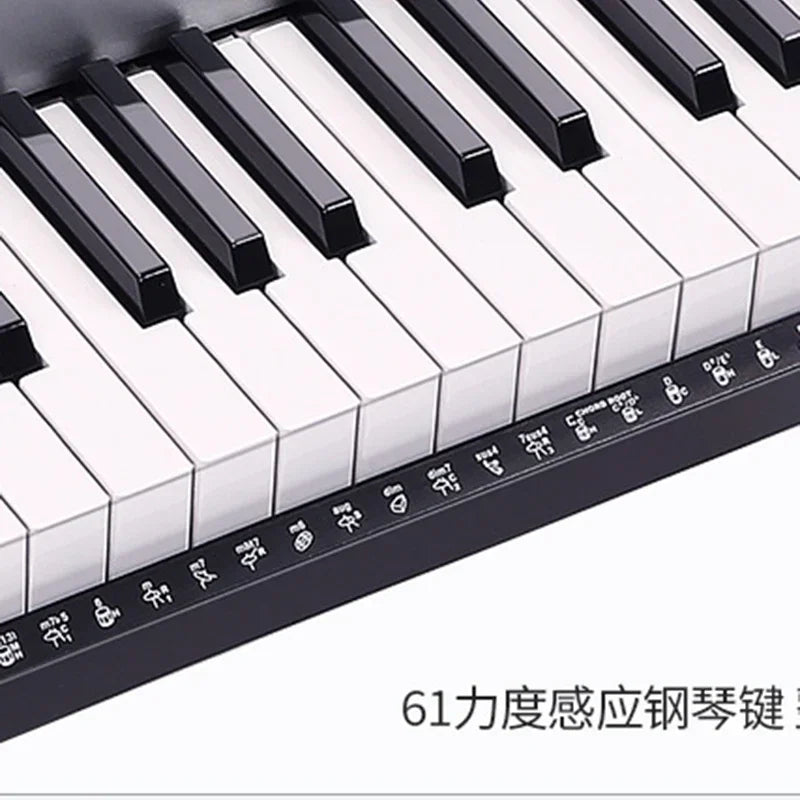 Midi Keyboard Electronic Organ 61 Key Keyboard Learning Electronic Piano Adult Orgue Electronique Electric Instrument WK50EP