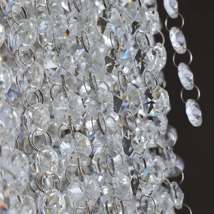 Modern Crystal Chandelier For Lustre Villa Loft  Home Decor Living Room Duplex Building Hollow Large Chandelier Staircase Light