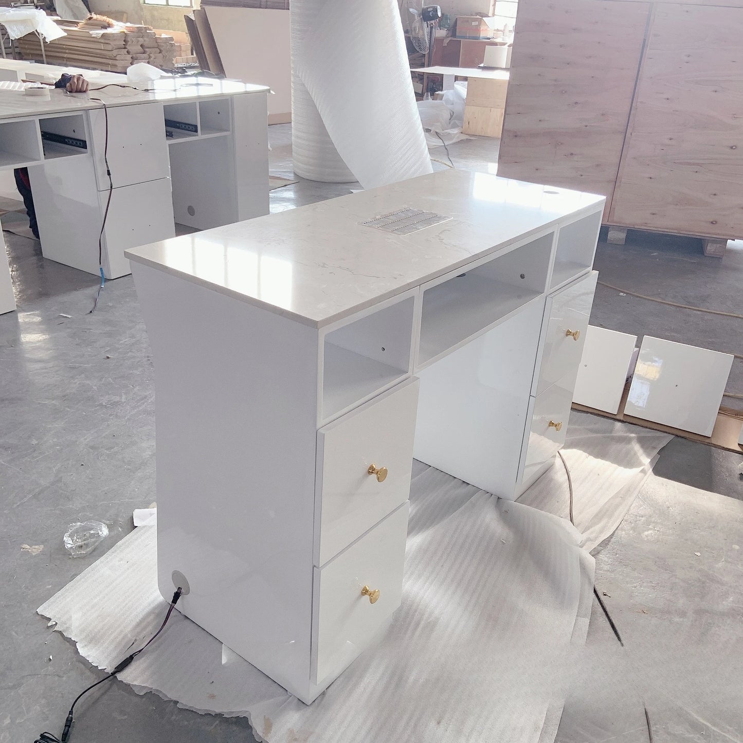 Modern minimalist nail table beauty table beauty salon single person nail table