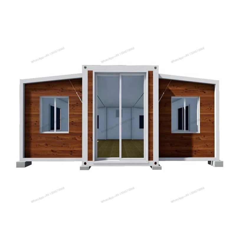 Modular and expandable prefabricated container houses for outdoor container houses