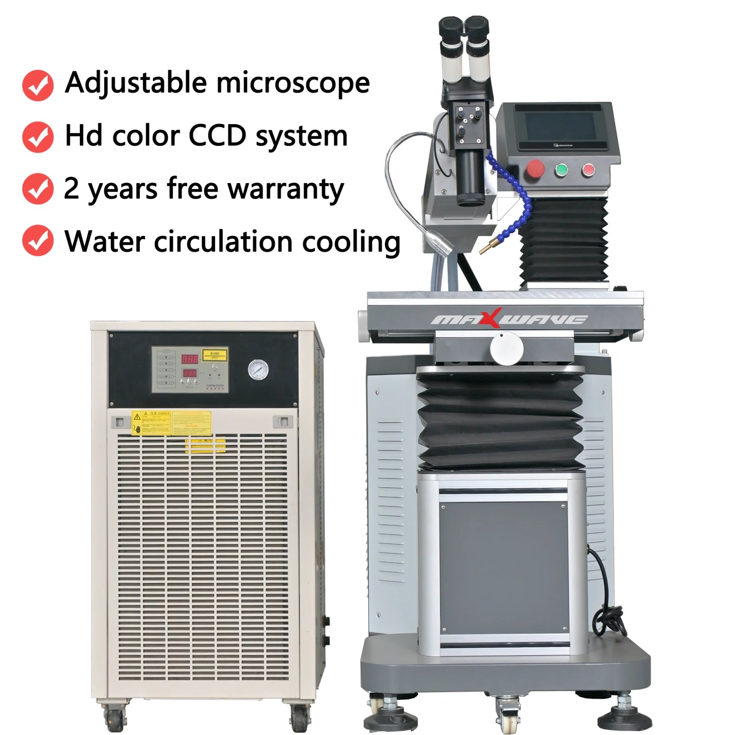 Mold Making and Repair Machine 100J Laser Welding Equipment Touch Screen Spot Welding Laser Soldering Machine for Metal Gold