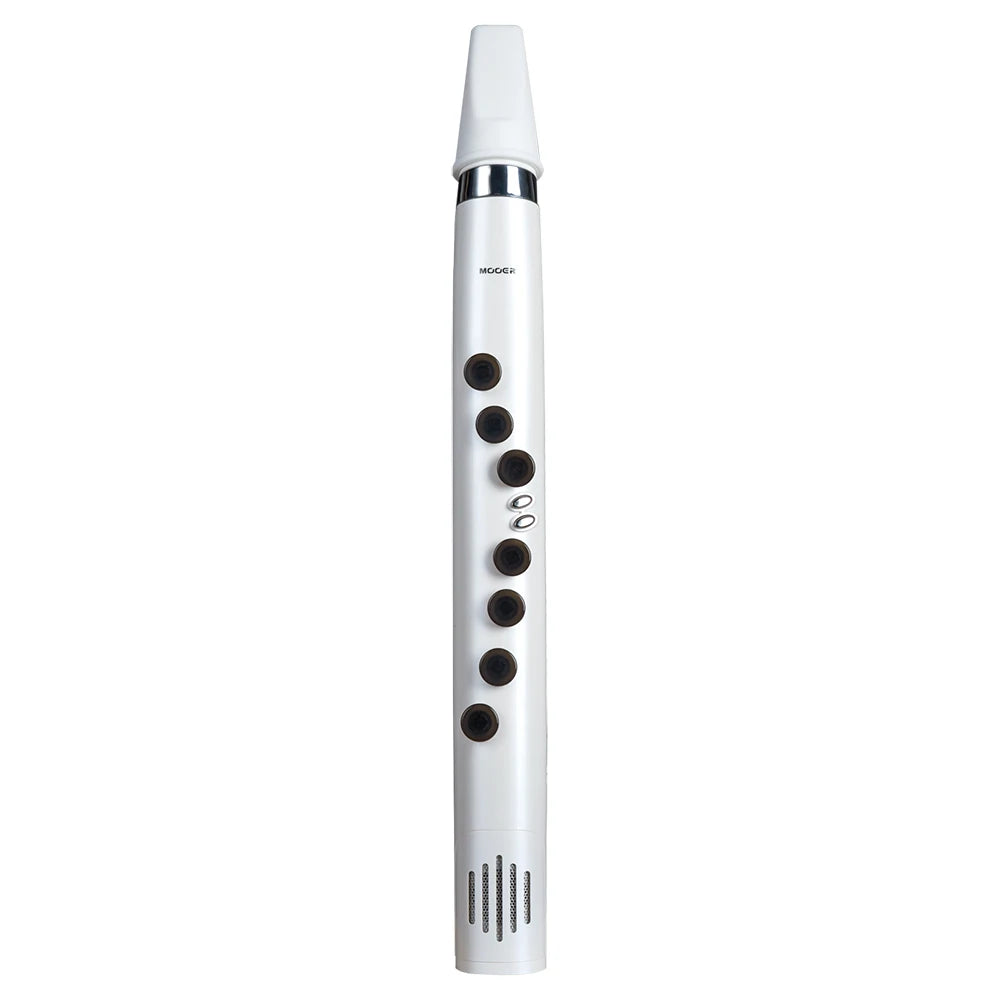 Mooer Wi100 Electric Blowpipe Mini Electronic Saxophone Flute 30 Synthesized Instrument Sounds Wind Synth 7 Keys Intelligent