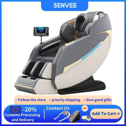 Multi Functional Footrest Adjustable 4d Massage Sessel Health Care Chair Massage Products Heated Office Smart 4D Massage Chair
