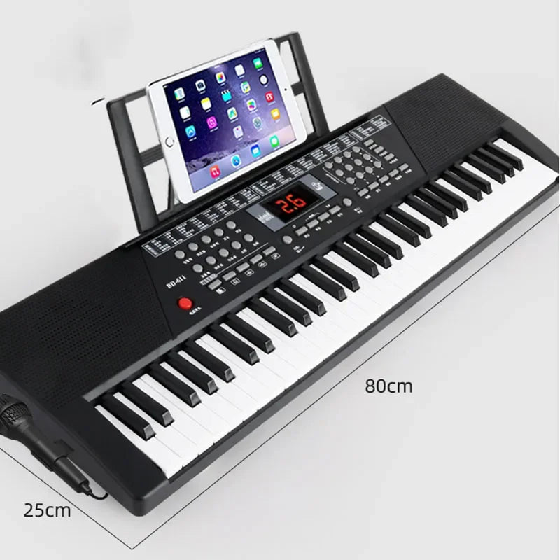 Musical Keyboard Professional Instrument Midi Controller Piano Keyboard Synthesizer Adults Infantil Electronic Piano WWH