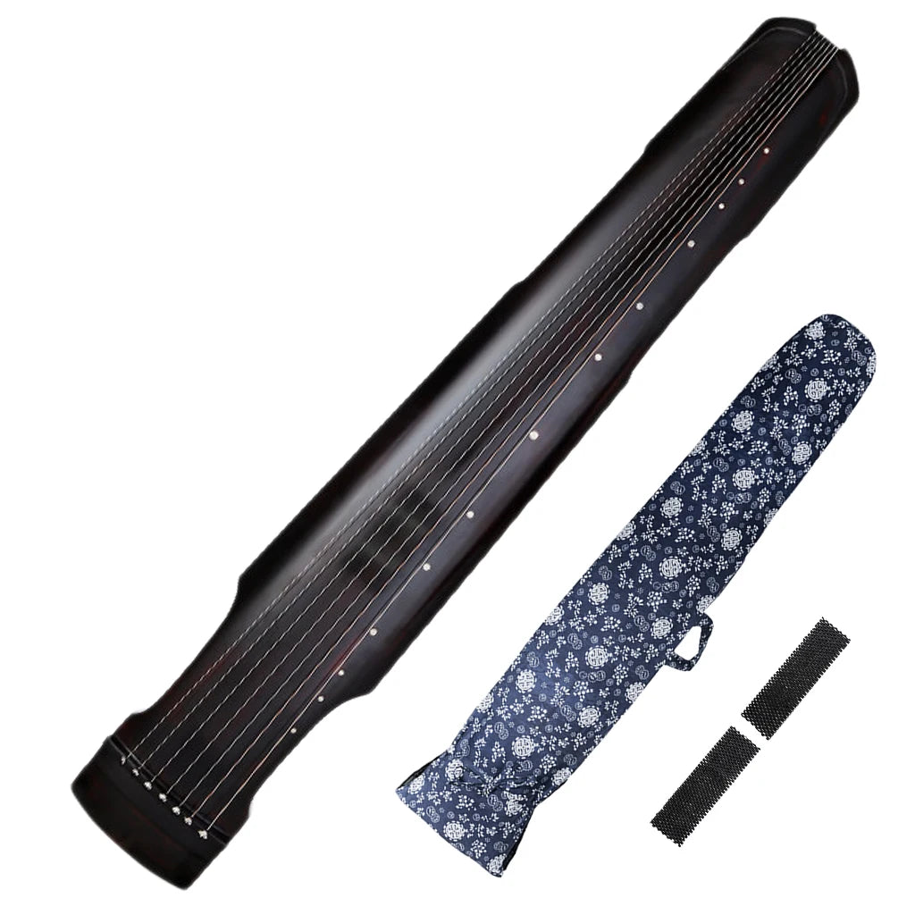 NAOMI Chinese Guqin Zhongni 7 Strings Ancient Zither Chinese Musical Instruments Qin Table-harp