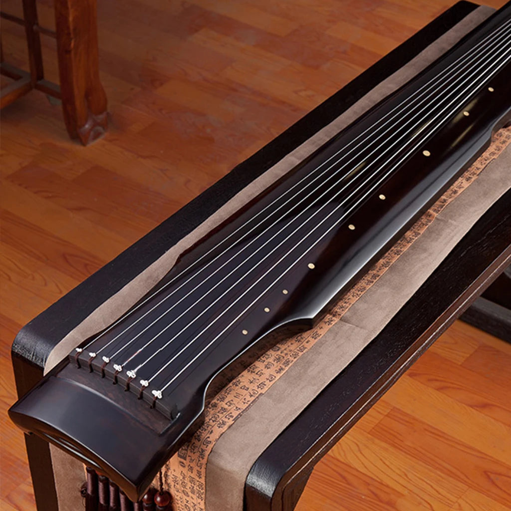 NAOMI Chinese Guqin Zhongni 7 Strings Ancient Zither Chinese Musical Instruments Qin Table-harp