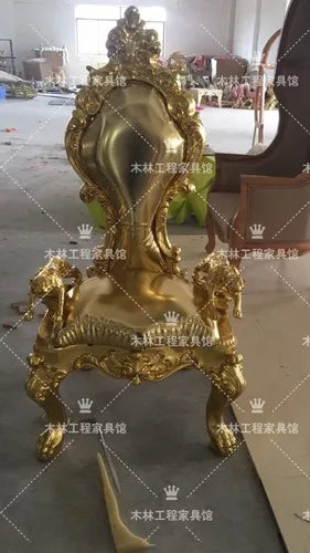 Neoclassical Princess Chair European Style Image Clubhouse Hotel Lobby Decoration Chair Beauty Salon Cinema High Back Chair