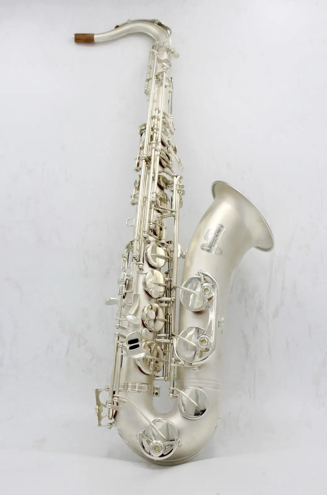 New B flat Eastern Music satin silver plated tenor saxophone tenor sax with case