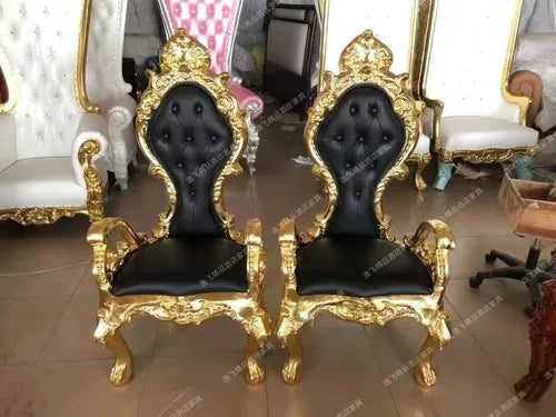 New Classical Princess Chair Hotel Clubhouse Upscale Decoration High Back Table and Chair Combination Modern and Simple