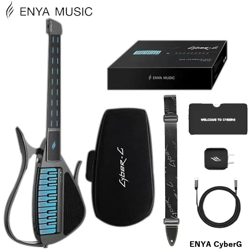 MMOOKA 【New】ENYA CyberG Stringless Guitar Intelligent Playing One Man Band Autostop Piano Electronic Musical Instrument