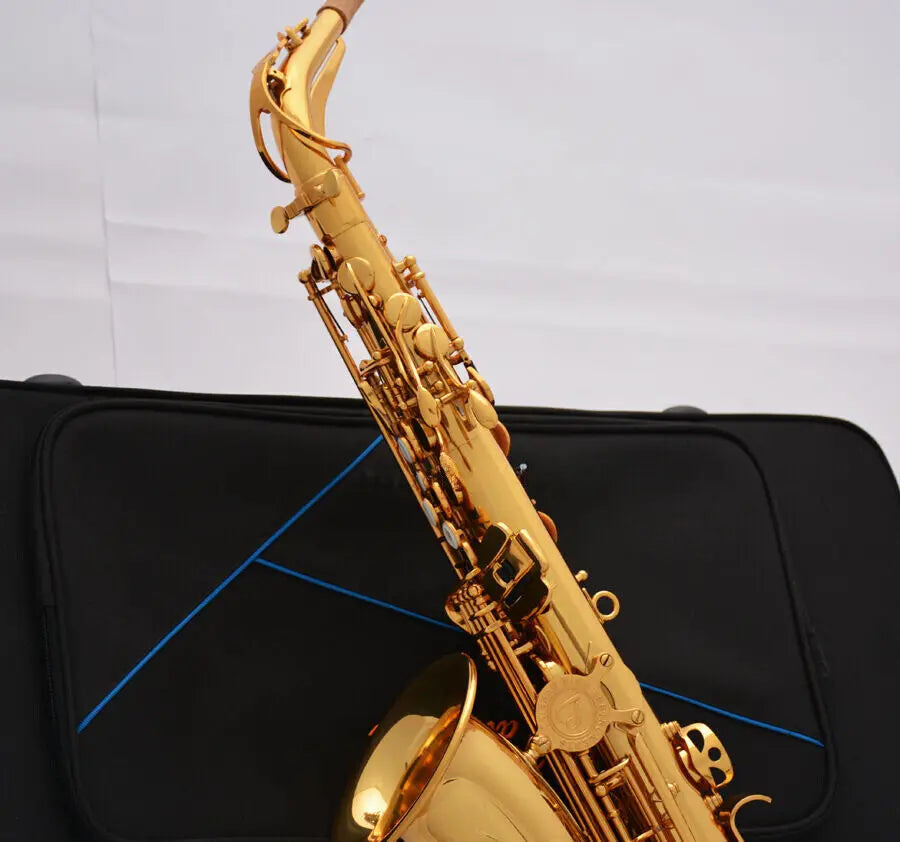 New Golden Alto Saxophone Eb Saxophone Professional Performance
