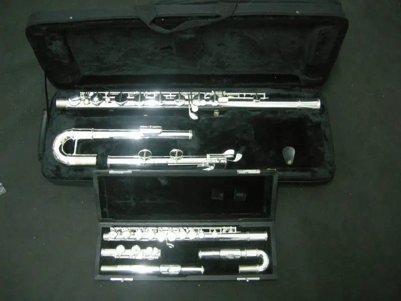 New Professional Excellent Bass Flute C Tone With Hard Case