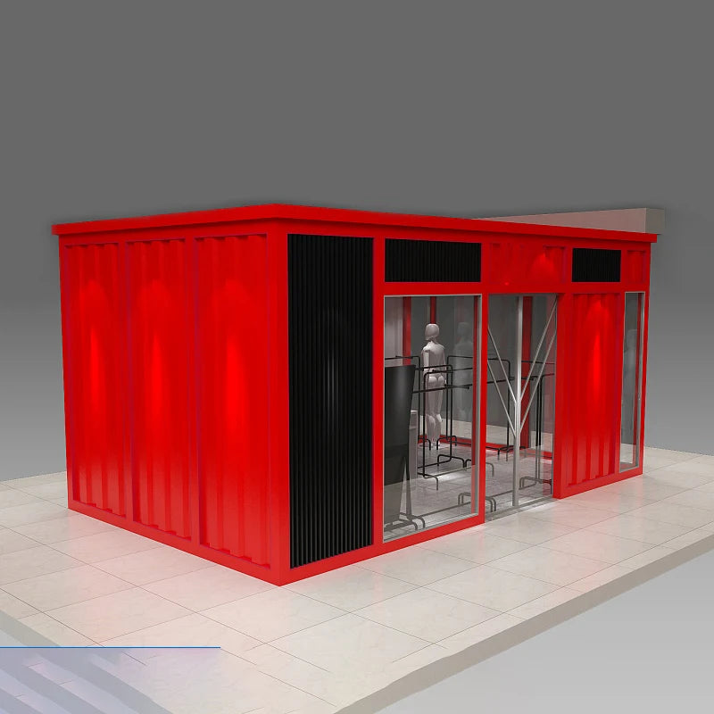 New container mobile house outdoor shop clothing shop milk tea shop coffee shop post station