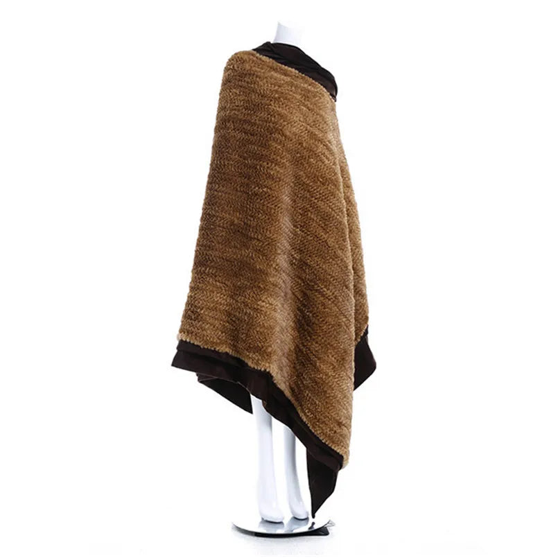 New fur blanket of 100% pure Cashmere,carpet of genuine mink fur, Black brown handmade knit luxury fashion fur carpet B16