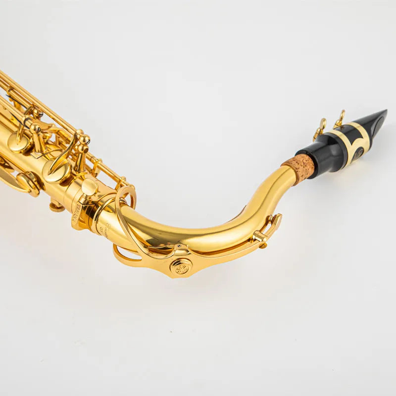 New high quality tenor saxophone Golden tenor saxophone Complete accessories Mouthpiece and case