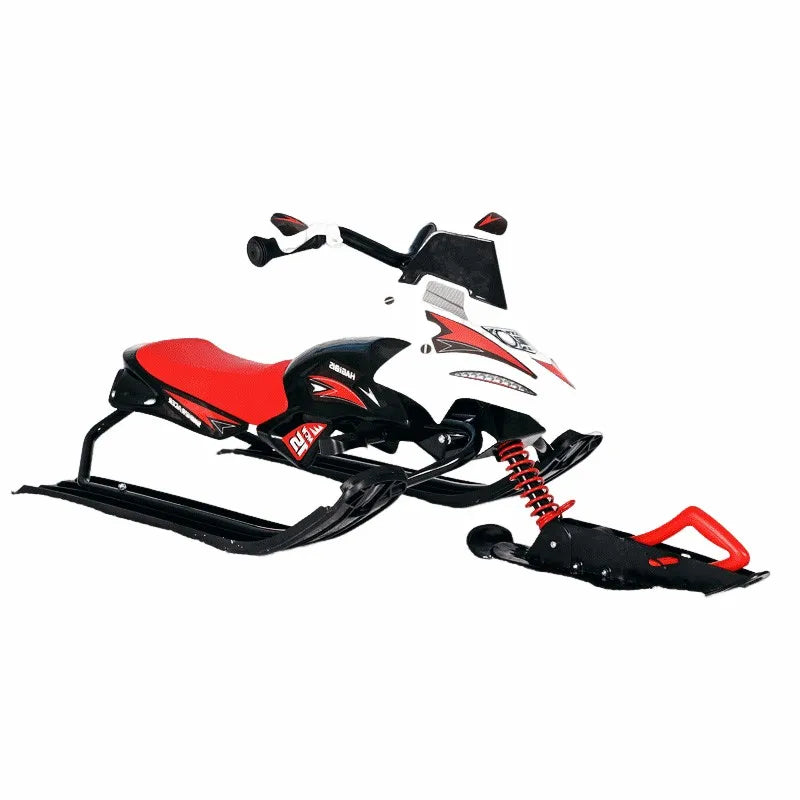 Newest Ski Car for Adults and Kids - Skiing Vehicle Motorcycle, Snowboard, and Snow Sledge. Ski Equipment and Supplies.