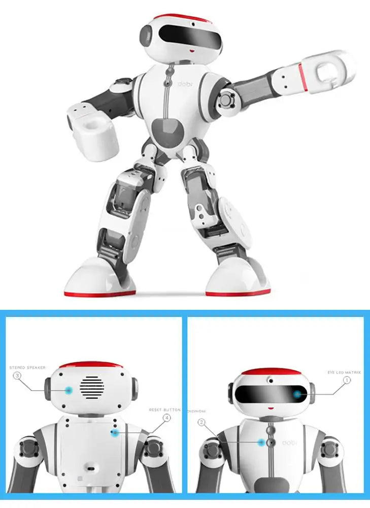 Newest intelligent remote controlled toys dancing robot with music