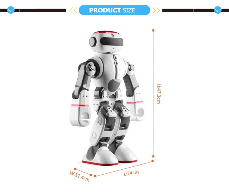 Newest intelligent remote controlled toys dancing robot with music